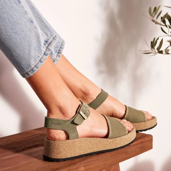 Birkenstock Glenda Suede Leather-Textile | 42 - Picture 1 of 12
